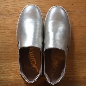 Gold slip on shoes by Sam Edelman size 6